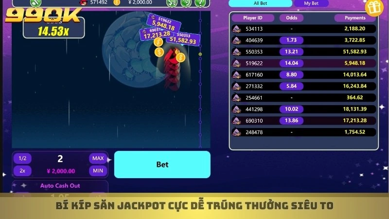 Bí kíp săn Jackpot cực dễ trúng thưởng siêu to