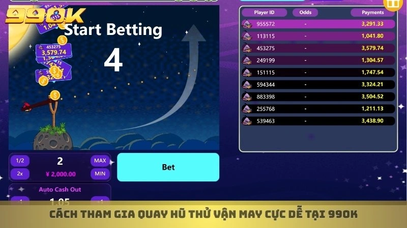 Cách tham gia quay hũ thử vận may cực dễ tại 99ok