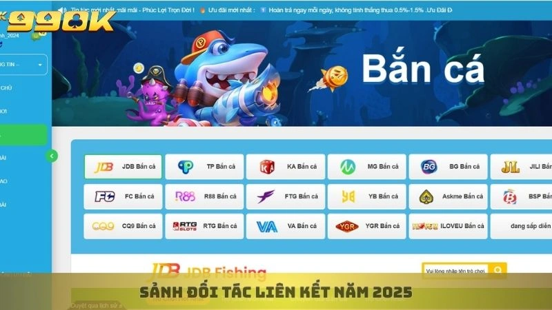 Sảnh đối tác liên kết năm 2025