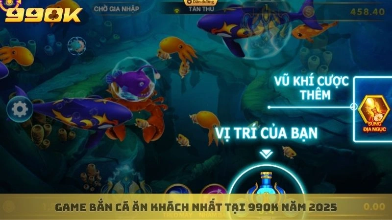 Game Bắn cá ăn khách nhất tại 99ok năm 2025
