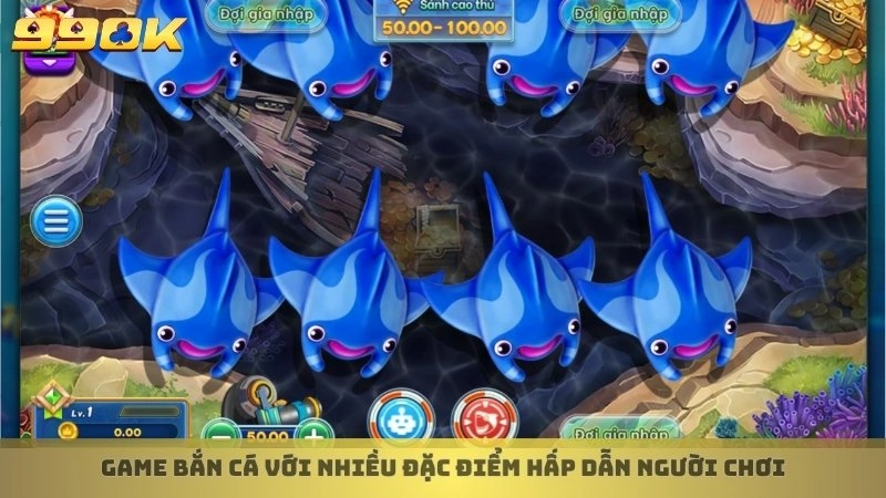 Game Bắn cá với nhiều đặc điểm hấp dẫn người chơi
