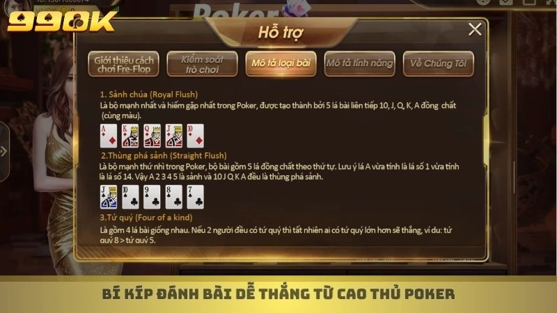 Bí kíp đánh bài dễ thắng từ cao thủ Poker