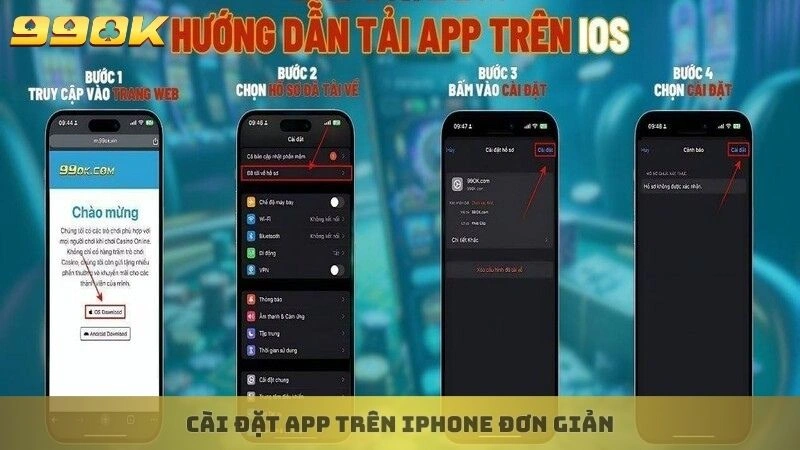 Cài đặt app trên iPhone đơn giản
